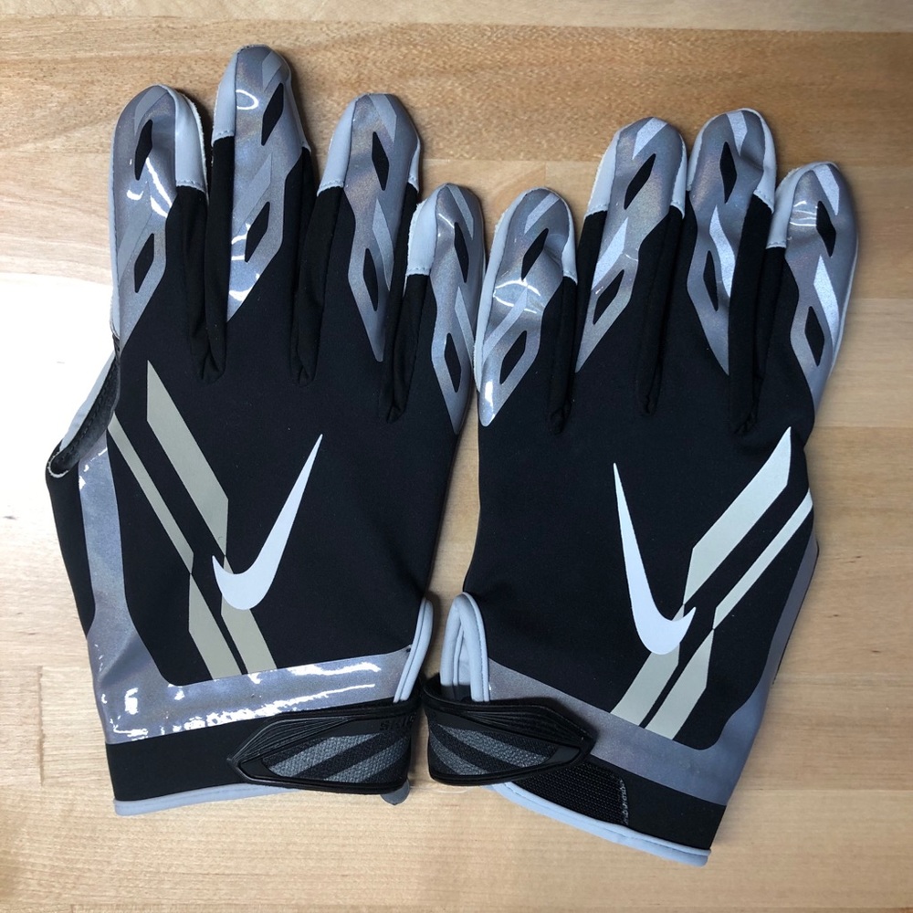Nike Vapor Shield Cold Weather Thermal Football Gloves Black PGF378-079 Sz XXL